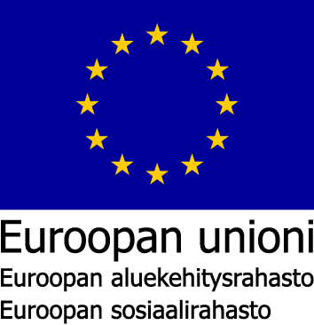 Euroopan aluekehitysrahasto ja ESR -logo.